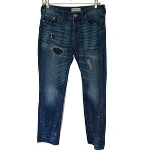 Madewell Distressed Slim Boyjean Jeans (Size: 26)